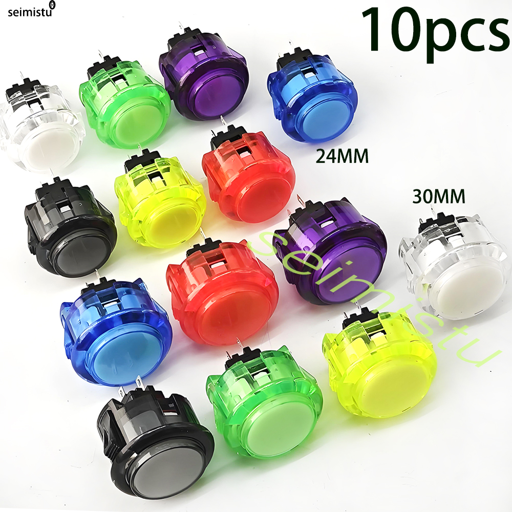 Trackball Controller Arcade - 10pcs Clear Push Button 24mm 30mm