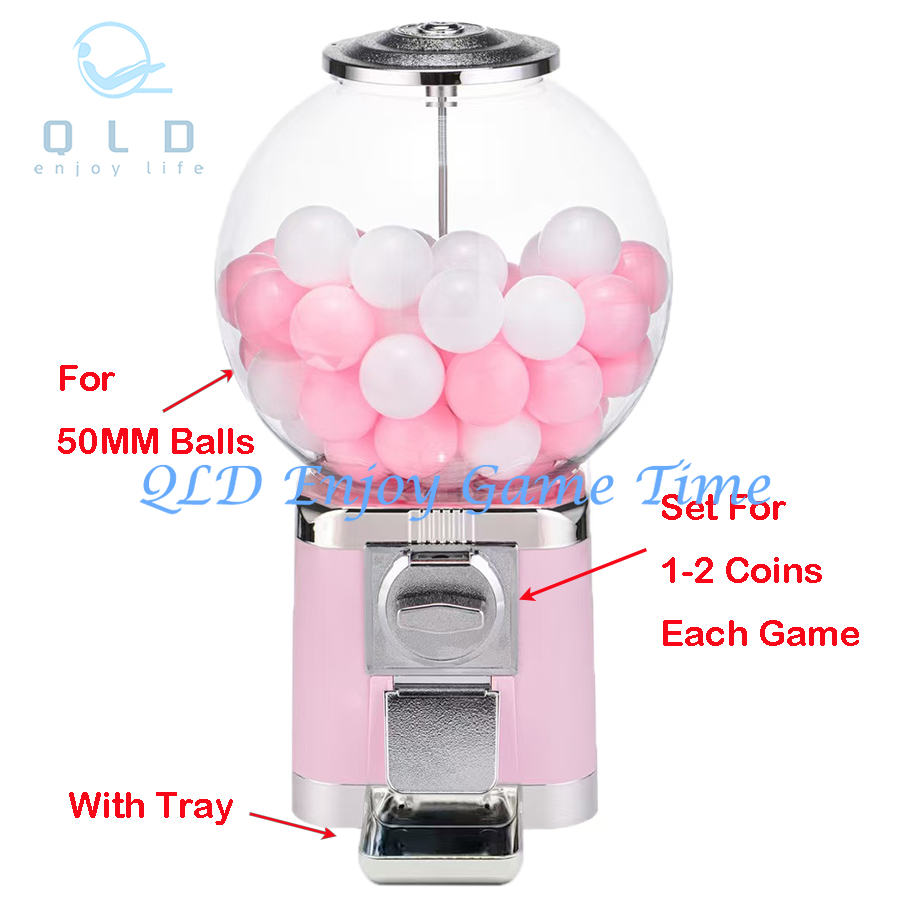Arcade Card Vending Machine - With Tray 50mm Ball Large Egg