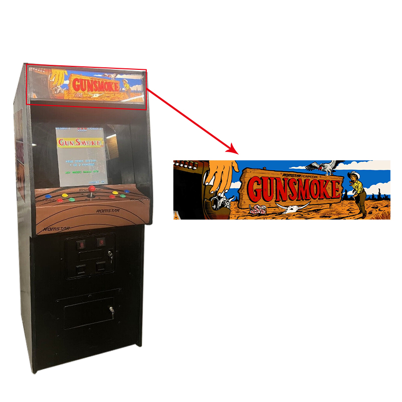 Trackball Controller Arcade - Arcade Cabinet Artwork Title Sticker Arcade