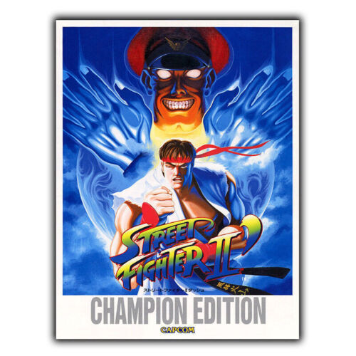 Arcade Games & Vending Co - STREET FIGHTER 2 METAL SIGN PLAQUE
