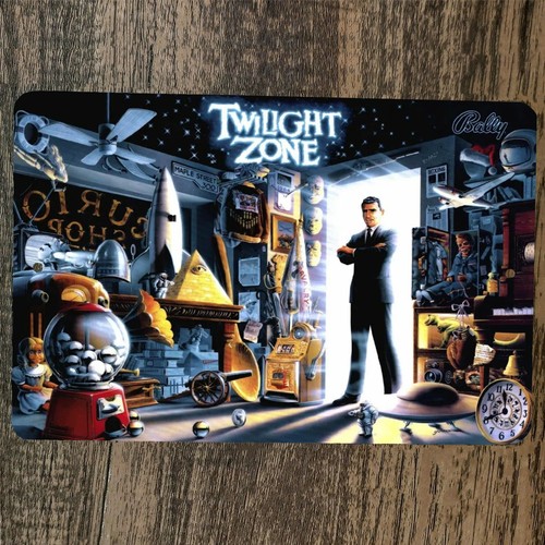 Twilight Zone  Metal Wall Sign - Arcade Games & Vending Co avis et prix