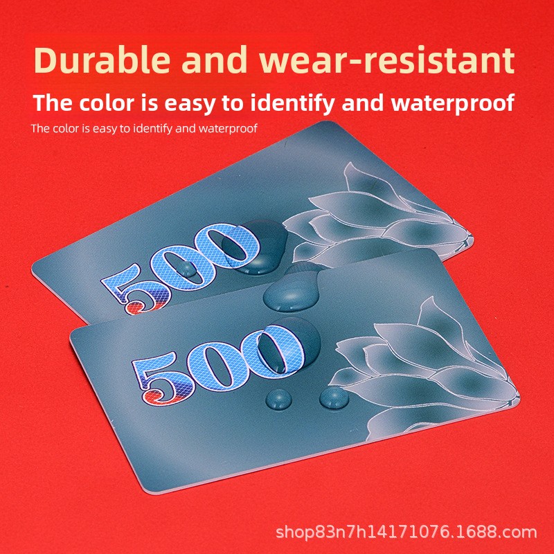 50Pcs Frosted Chip Card PVC We - Arcade Card Vending Machine avis et prix