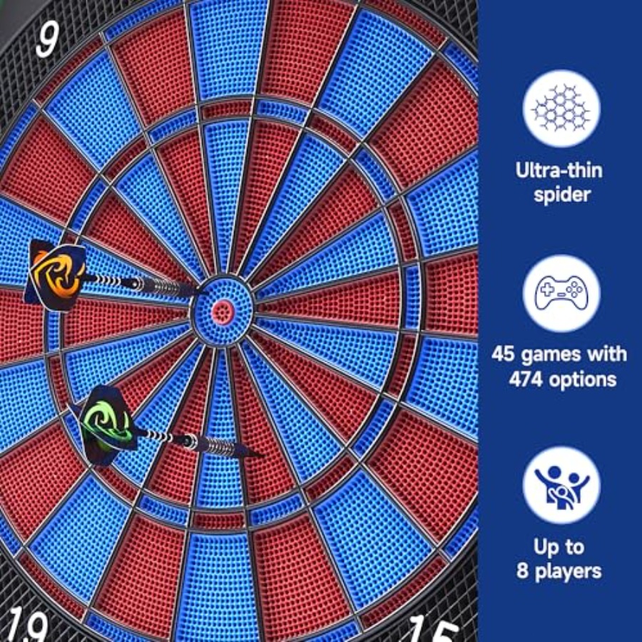Electronic Dart Board with Cab - Electronic Dartboard Cabinet avis et prix