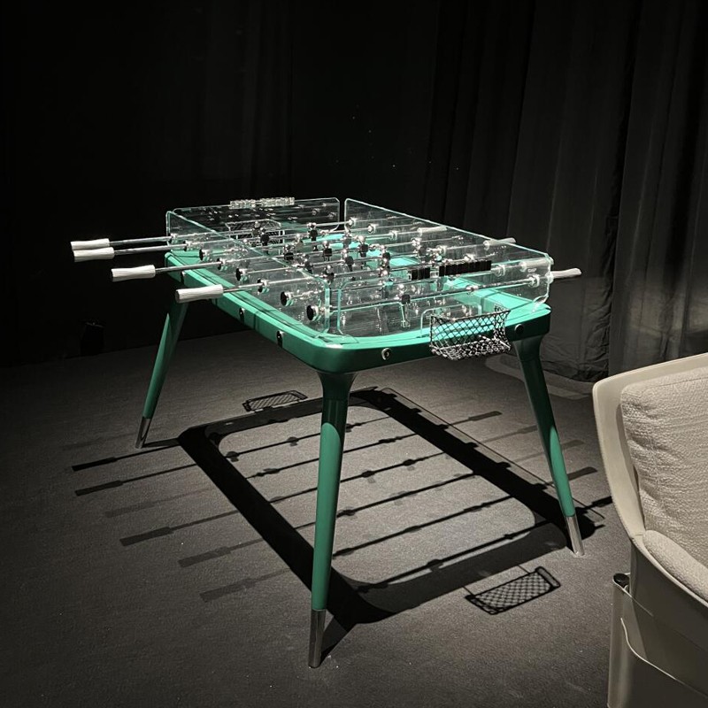 Light Luxury Glass Foosball Ta - Foosball Table Commercial avis et prix
