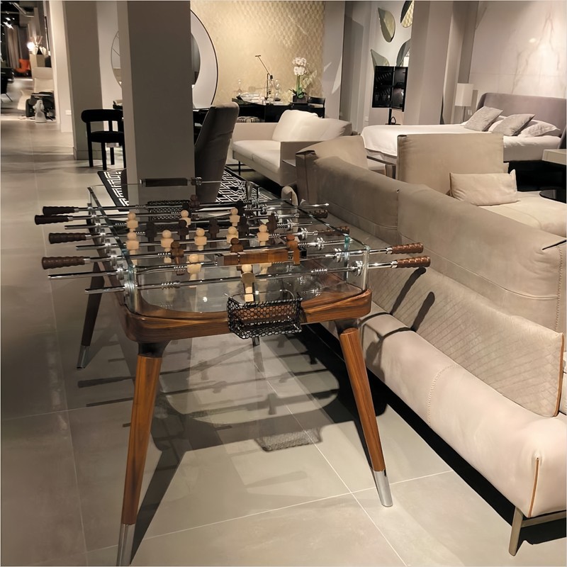 Light Luxury Glass Foosball Ta - Foosball Table Commercial avis et prix