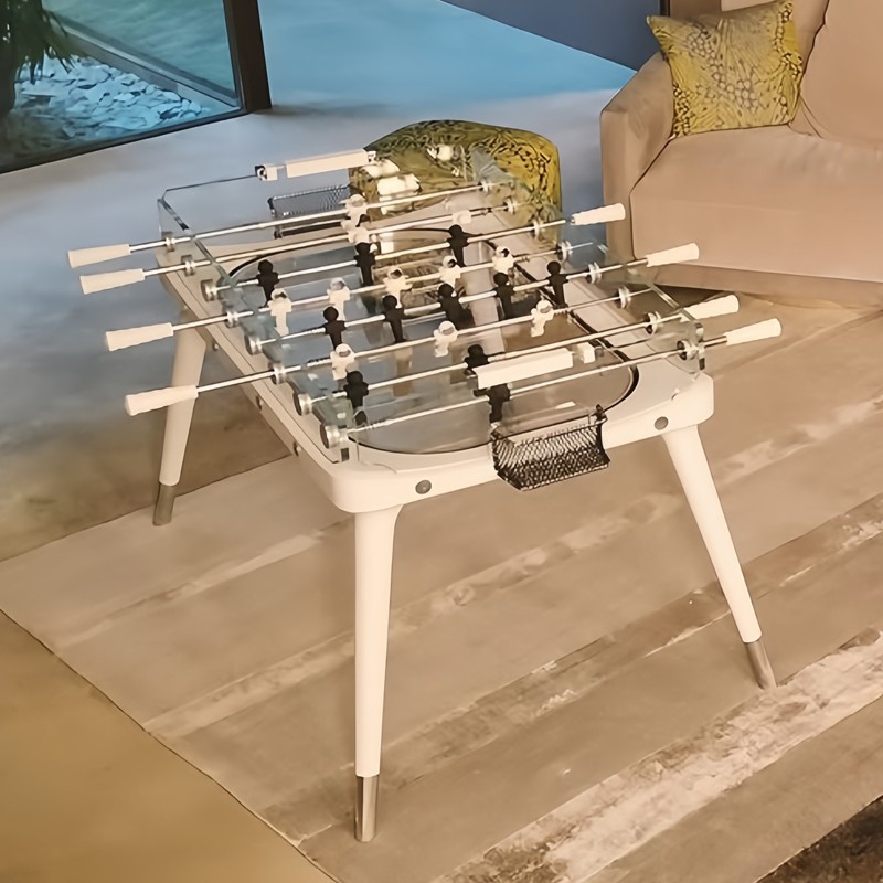 Light Luxury Glass Foosball Ta - Foosball Table Commercial avis et prix