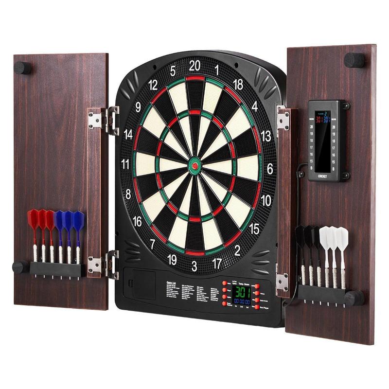 Dartboard and cabinet set Home - Electronic Dartboard Cabinet avis et prix