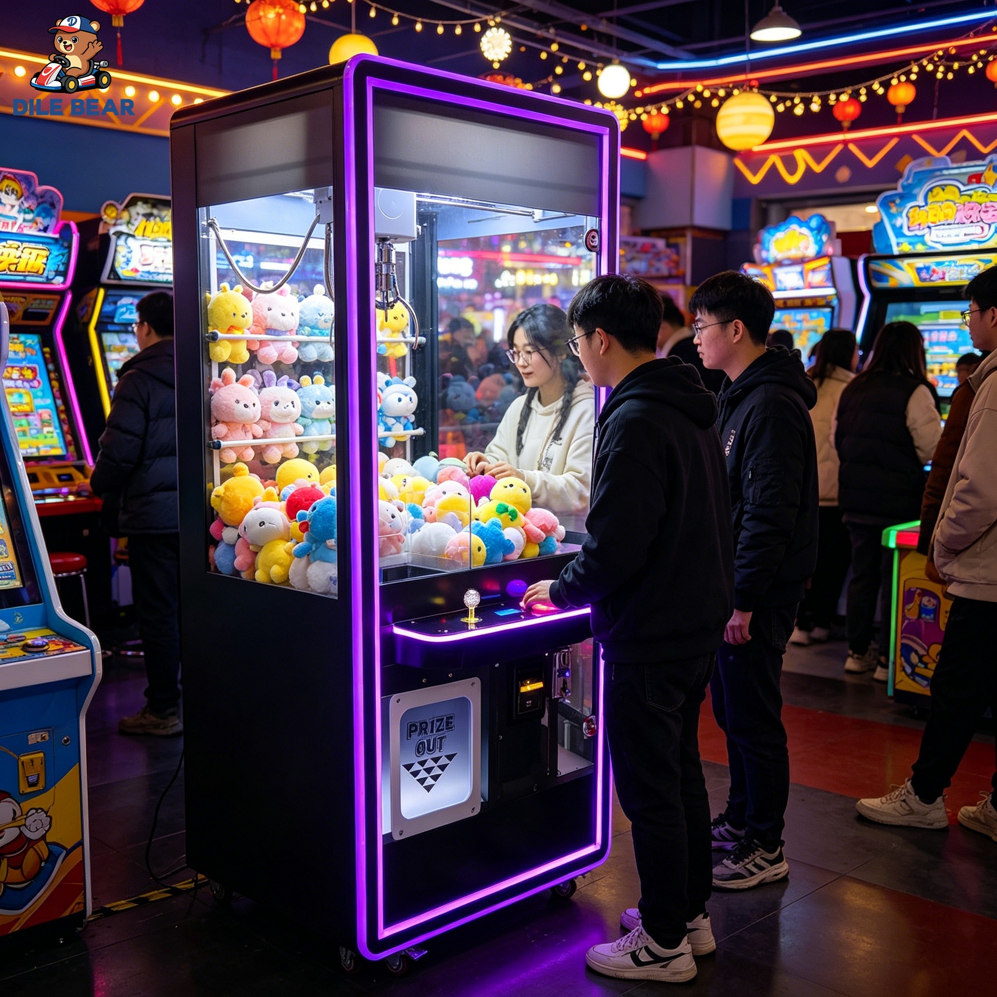 Black Claw Machine Modern Arca - Vending Arcade Games avis et prix