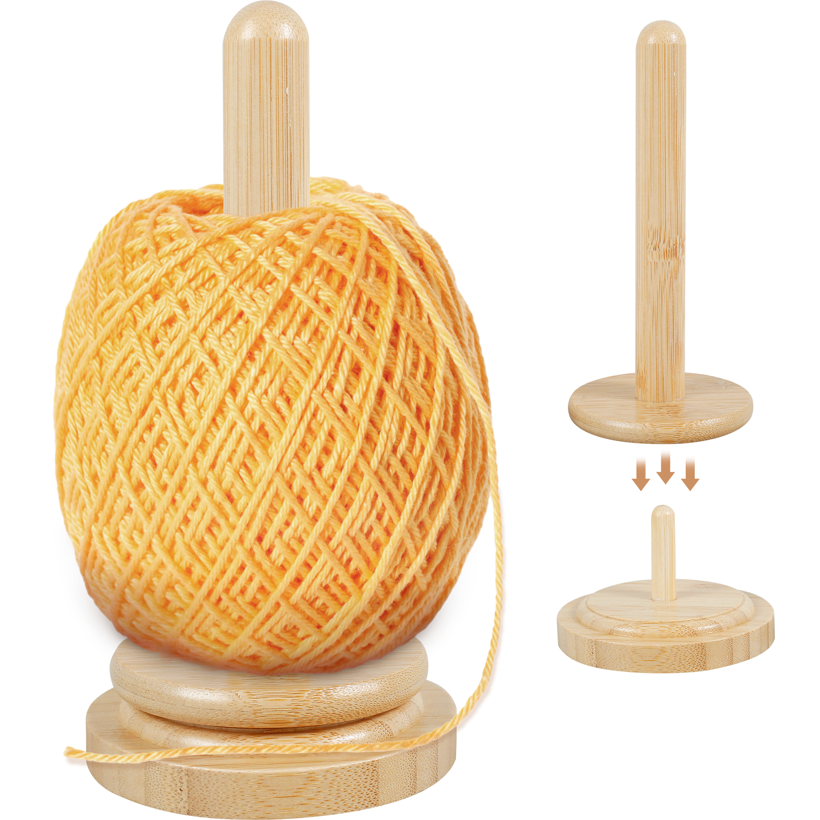 ​Wooden Yarn Holder Rotatable  - Skee Ball Arcade avis et prix