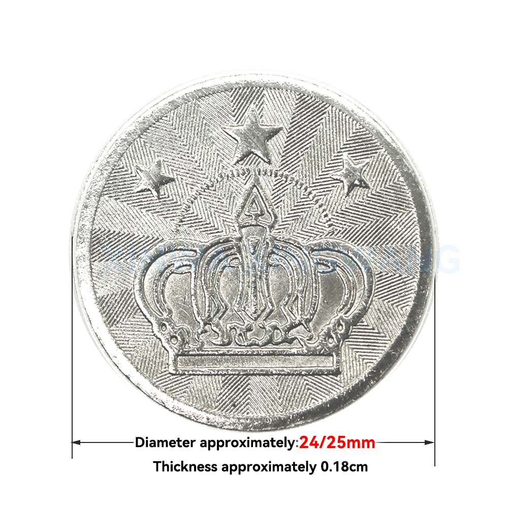 100PCS  Coins Tokens Stainless - Vending Arcade Games avis et prix