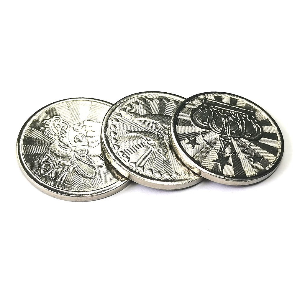 100PCS  Coins Tokens Stainless - Vending Arcade Games avis et prix