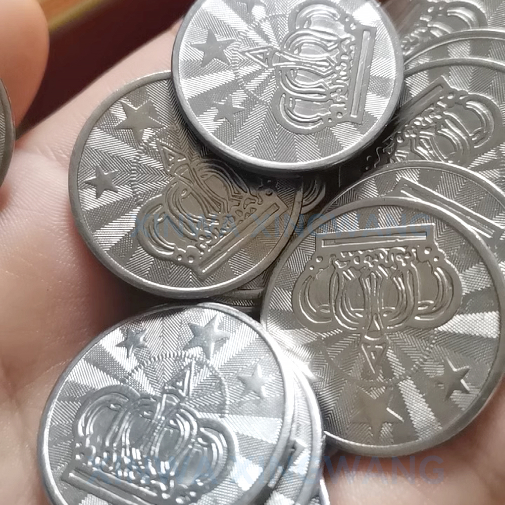 100PCS  Coins Tokens Stainless - Vending Arcade Games avis et prix