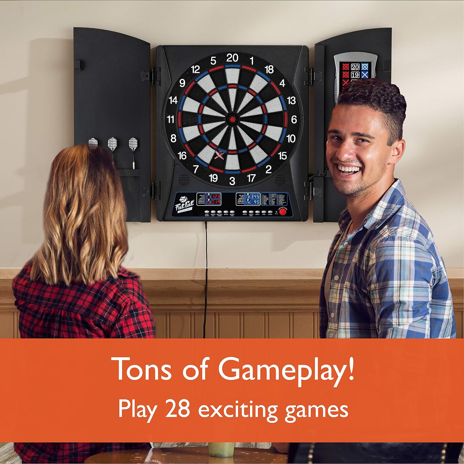 Electronic Dartboard, Built In - Electronic Dartboard Cabinet avis et prix