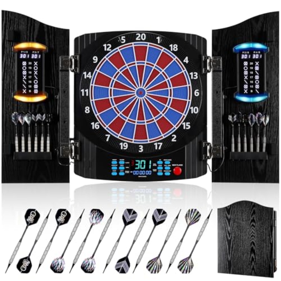 Electronic Dart Board, Electri - Electronic Dartboard Cabinet avis et prix