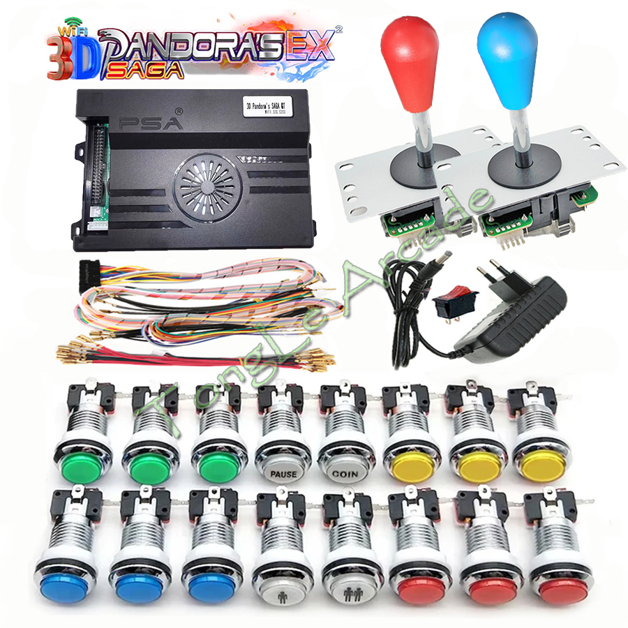 3D WiFi 10888 in 1 Pandora Sag - Trackball Controller Arcade avis et prix