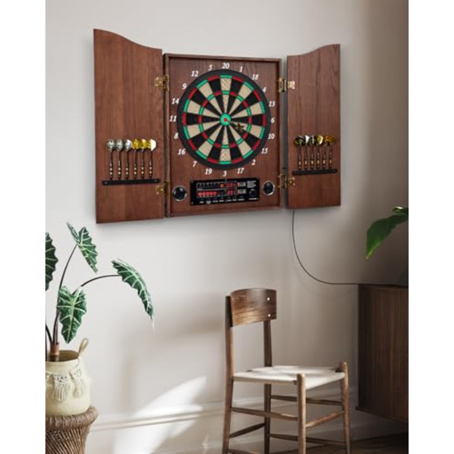 Electronic Dart Board, Decorat - Electronic Dartboard Cabinet avis et prix