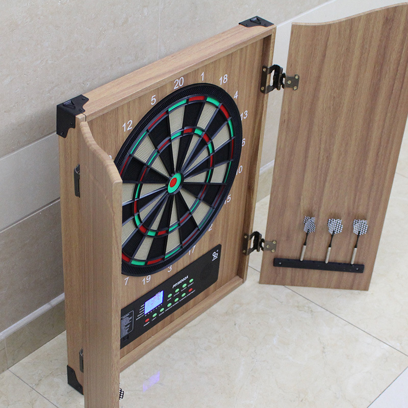 Luxury wooden electronic dart  - Electronic Dartboard Cabinet avis et prix