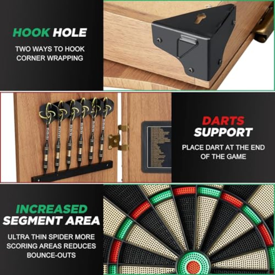 Electronic Dart Board Cabinet  - Electronic Dartboard Cabinet avis et prix