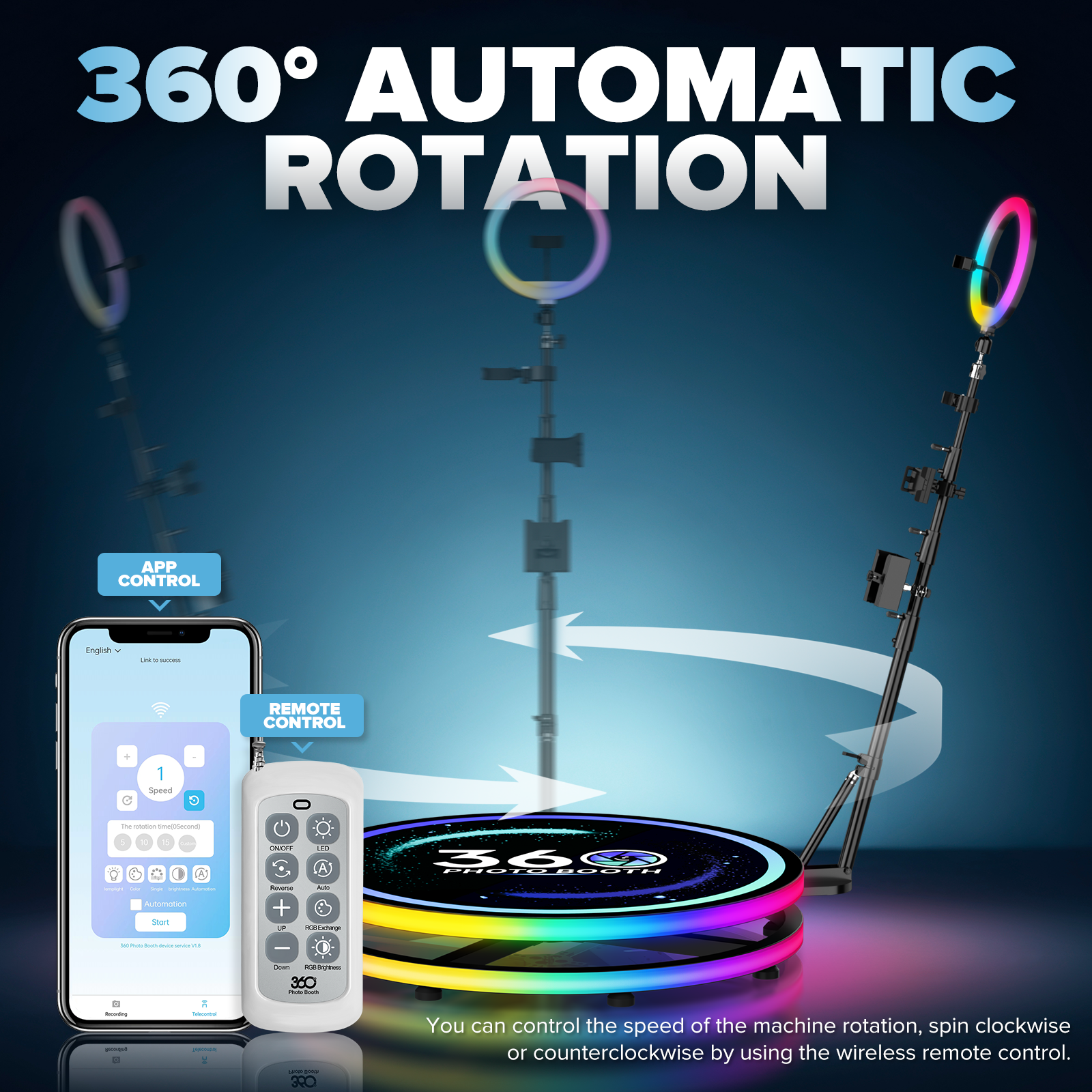 360 Rotating Photo Booth Ring  - Photo Booth Machine avis et prix